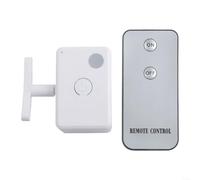 HomeVortex Commutateur infrarouge sans fil, poussoir à distance pour lumières, aucun câblage nécessaire, portée de 5 à 10 m, pour une installation facile sur n'importe quelle surface, finition blanche