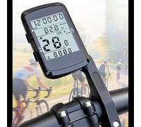 HomeVortex Compteur de vitesse GPS sans fil pour vélo avec écran LCD de 6,1 cm, autonomie de la batterie de 28 heures, design rétroéclairé toujours allumé pour la conduite de nuit (ordinateur +