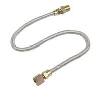 HomeVortex Conduit Corrugé Acier 24" Résistant Haute Température | Acier inoxydable, usage pour gaz et GNL, flexible, résistant pour usure, pour idéal feux divers