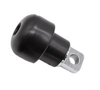 HomeVortex Connecteur de câble de poulie de gym, terminal de câble en acier inoxydable avec bouchon en caoutchouc pour câbles de 5 mm-6 mm, accessoire d'équipement de fitness pour traction latte et