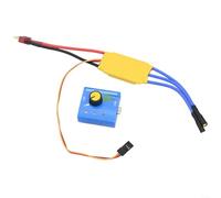 HomeVortex Contrôleur de vitesse de moteur sans balais triphasé CC 12 V 30 A ESC avec régulation PWM, entrée 4 V-16 V, 300 000 tr/min maximum, protection contre la surchauffe et la fuite pour