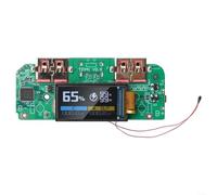 HomeVortex Convertisseur USB 22,5 W à charge rapide, carte mère avec protocoles PD QC FCP VOOC, écran TFT, protection de sécurité quadruple pour projets énergétiques domestiques