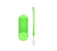 HomeVortex Coque de protection en silicone légère et résistante aux chocs pour télécommande vocale XRT281/XRT181 avec prise en main sûre et cordon, rouge fluo (vert fluo)