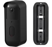 HomeVortex Coque de sonnette vidéo sans perçage, pour Blink 2e génération, support de montage antivol en plastique, installation sans outils, noir (C)