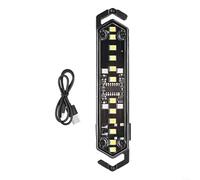 HomeVortex Corde à vent portable de camping, lampe d'ambiance LED compacte de 10 cm avec aimant puissant, charge USB-C IPX4, étanche, pour poteaux de tente et haubans de 2 à 8 mm, autonomie de plus de