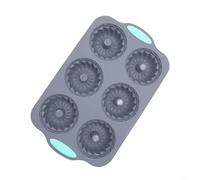 HomeVortex Couronne de Noël en forme de glace, pour cube, cocktail de vacances, pour loisirs créatifs, cuisson résistante à la chaleur, pour étain, pour beignets, savon, chocolat, 28,7 x 17,3 x 3,5 cm