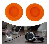 HomeVortex Coussinets de rechange en mousse à mémoire de forme pour casque KOSS KSC35 KSC75 KSC55, coussins extra épais pour un confort amélioré, housses en éponge de 5 cm (orange)