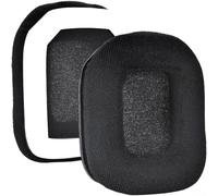 HomeVortex Coussinets d'oreille en velours et mousse à mémoire de forme pour casque ASTRO A20, cache-oreilles de rechange en flanelle douce avec rembourrage respirant pour jeux vidéo, noir (B)