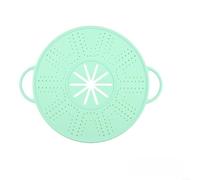 HomeVortex Couvercle anti-déversement en silicone, avec grille d'aération pour vapeur, 34 x 28 cm et déflecteur d'huile, pour la cuisine, passe au lave-vaisselle, insert vapeur et support de casserole