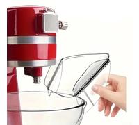 HomeVortex Couvercle de benne mixeur, protection anti-éclaboussures en polycarbonate pour KitchenAid - Passe au lave-vaisselle - Accessoire pour bol mélangeur transparent