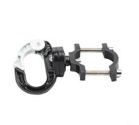 HomeVortex Crochet avant en alliage d'aluminium pour scooter Xiaomi Pro, double support de rangement pour casques et sacs, ajustement réglable de 20 à 37 mm, rouge (blanc)