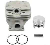 HomeVortex Cylindre pour kit de piston pour tronçonneuse MS240, haute qualité pour assemblage de manchon en alliage GG avec joints, pièces de moteur pour réparation forestière, argent, direct (B)