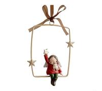 HomeVortex Décorations à suspendre en résine pour sapin de Noël, décorations de vacances pour la maison, les fêtes, les mariages, les célébrations d'anniversaire, faciles à installer avec des cordons
