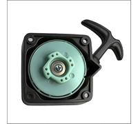 HomeVortex Démarreur à rebond Easy Pull Start pour tondeuse à gazon - 40-5 / 40F-5 / CG430 / CG520 - En alliage de fer et plastique - 6,7 x 6,7 cm - Noir