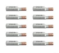 HomeVortex DTLC Lot de 10 cosses de câble en cuivre et aluminium pour disjoncteur, bornes électriques de 10 mm², 16 mm², 25 mm², design à nez nu pour (DTLC-25)