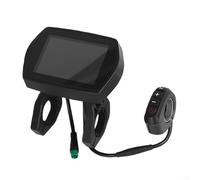 HomeVortex Écran LCD numérique pour scooter électrique G2 Pro, écran LED avec connecteur 5 broches, panneau de compteur de batterie étanche, noir