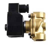 HomeVortex Électrovanne en laiton 3/4" AC 220 V normalement fermée pour eau, air, huile 0-10 bar, 150 °C, résistant à la température, structure de diaphragme à action directe