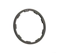 HomeVortex Ensemble d'entretoises de moyeu en alliage pour cassette à 7, 8, 9, 10, 11 vitesses, pour cales de réglage de roue libre en aluminium 6061 usiné CNC avec design rainuré pour moyeu libre