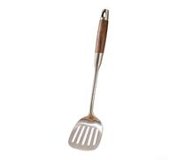 HomeVortex Ensemble d'ustensiles de cuisine en acier inoxydable 316L, manche en palissandre, ustensiles de cuisine résistants à la chaleur pour frire, sauter, pour un nettoyage facile, spatule wok et
