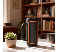 HomeVortex Étui de protection en silicone pour haut-parleurs portables JBL Grip - Ultra léger - Avec bandoulière - Housse souple pour les voyages - Noir