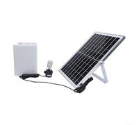 HomeVortex Fontaine solaire avec batterie de secours, 9 V 6 W-10 W, 5 vitesses réglables pour étang à poissons, jardin rocaille, fontaine d'extérieur étanche, design étanche avec câble de charge USB