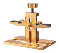 HomeVortex Gabarit de montage de porte d'armoire, localisateur de positionnement pour le travail du bois, modèle réglable en alliage d'aluminium, guide de trou de base murale, sans poignée 10 mm (A)