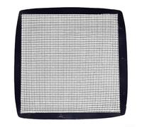 HomeVortex Grille de cuisson anti-adhésive pour barbecue | Sans revêtement, libération facile des aliments, nettoyage rapide, construction en maille de fer, haute résistance à la