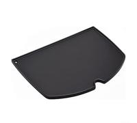 HomeVortex Grille en fonte pour Weber Q3000, Q3200 Series | Plaque de cuisson 45,2 x 31,5 cm, pour Q300, Q320, Q3100, crêpes, légumes, viande, chaleur uniforme, noir