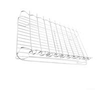 HomeVortex Grille extensible double couche en acier inoxydable pour barbecue extérieur barbecue barbecue barbecue grille pique-nique camping jardin 32 x 19 x 7 cm