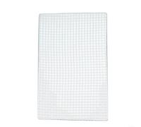HomeVortex Grille rectangulaire pour barbecue - 40 x 100 cm - En acier galvanisé - Pour la cuisson en plein air, poissons, viandes, légumes, feu de camp, pique-nique - Portable - Facile à nettoyer