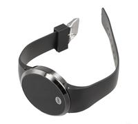 HomeVortex Horloge électronique LED pour voiture avec activation tactile - Grand écran - Affichage lumineux - Pour intérieur et tableau de bord (noir et blanc)