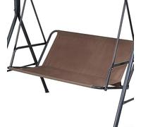 HomeVortex Housse de balancelle imperméable Oxford 600D - Protection contre la pluie et la neige - 158 x 55 x 52 cm (158 x 55 x 52 cm, café)