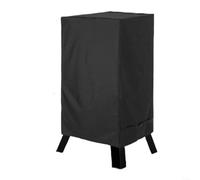 HomeVortex Housse de barbecue carrée imperméable en polyester 600D robuste avec fermeture à boucle résistante aux intempéries Noir