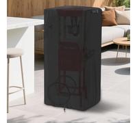 HomeVortex Housse imperméable pour chariot à popcorn avec tissu Oxford 210D et sous-couche, cordon de serrage réglable et 2 boucles pour protection de chariot à popcorn intérieur ou extérieur (40,6 x