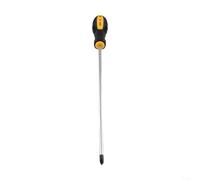 HomeVortex Jeu de tournevis extra longs de 30,5 cm, tournevis à fente et cruciforme en acier au chrome vanadium avec embouts magnétiques et poignée en caoutchouc pour des réparations difficiles à