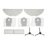 HomeVortex Kit d'accessoires pour aspirateur Roborock S8/S8 Plus/S8 Pro Ultra avec brosse à rouleau, brosse latérale, serpillères et sacs à poussière, remplacement facile pour le nettoyage domestique