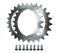 HomeVortex Kit d'amélioration de la traction des roues de robot de pelouse avec pointes antidérapantes pour tondeuse Mammotion Yuka 1500 2000 auto-centrante avec matériel de montage
