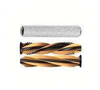 HomeVortex Kit de brosse principale et rouleau de tissu pour Mova Z60 Ultra/Pro, design anti-enchevêtrement en forme de V avec balai absorbant, pièces de rechange en nylon et caoutchouc pour robot (A)