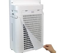 HomeVortex Kit de filtre à air en coton pour grille d'aération de chauffage avec ruban de montage de 300 cm