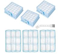 HomeVortex Kit de filtres pour aspirateurs Siemens VS06G VS06B VS06C VSZ3 et Bosch BSG6 BSGL3 BSGL4 avec 3 filtres HEPA, 3 filtres de protection moteur et nettoyage