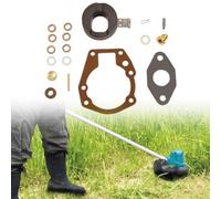 HomeVortex Kit de joints de tondeuse à gazon pour Johnson et pour moteurs Evinrude 2-4HP Carbu 1987-1990, kit complet de réparation de carburateur avec joints métalliques pour l'entretien de la