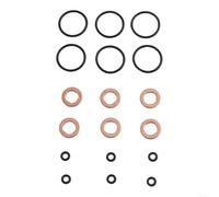 HomeVortex Kit de joints d'injecteur LR032818 compatible avec Land Rover pour Range Rover Sport Evoque Velar Discovery Freelander pour Jaguar XF XJ S-Type 2004-2020 Remplacement direct