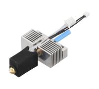 HomeVortex Kit d'extrudeuse entièrement métallique Hot End pour Neptune 4 Plus/Max, buse 0,4 mm, bloc chauffant 24 V 80 W, résistant aux hautes températures de 300 °C pour PLA ABS pour filament PETG