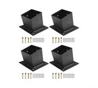 HomeVortex Kit Support Structure pour bois pour Jardin et Terrasse Kit Support(4pcs)