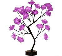 HomeVortex Lampe de nuit USB en forme de fleur pour décoration de chambre à coucher, lueur LED romantique avec plusieurs couleurs pour une ambiance relaxante, lampe de bureau compacte alimentée par