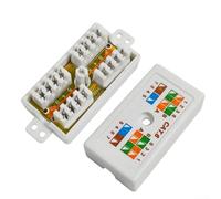 HomeVortex Lot de 10 boîtes de jonction réseau pour câblage RJ45 et Cat6 pour prendre en charge la continuité et le routage du signal Ethernet