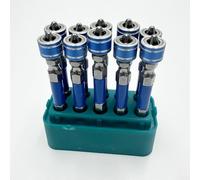 HomeVortex Lot de 10 embouts à double extrémité pour tournevis Phillips, tige hexagonale de 6,3 mm, alliage d'acier haute résistance, avec pointe magnétique et poignée antidérapante, pour perceuse