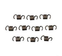 HomeVortex Lot de 10 ressorts d'embrayage en métal pour tronçonneuse MS381 MS380 038, pièces de rechange noires 8 x 8,5 mm, pour outils de jardin