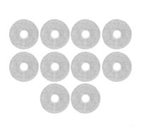HomeVortex Lot de 10 serpillères lavables en microfibre pour aspirateur Xiaomi Mijia H50 Pro 0V42GL - Réutilisables et souples - Ultra-absorbants - Pour sols stratifiés et carrelages