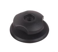 HomeVortex Lot de 15 crochets en métal pour coffre de voiture, bagages, remorque, filet de rangement, fixation de bâche avec vis, noir